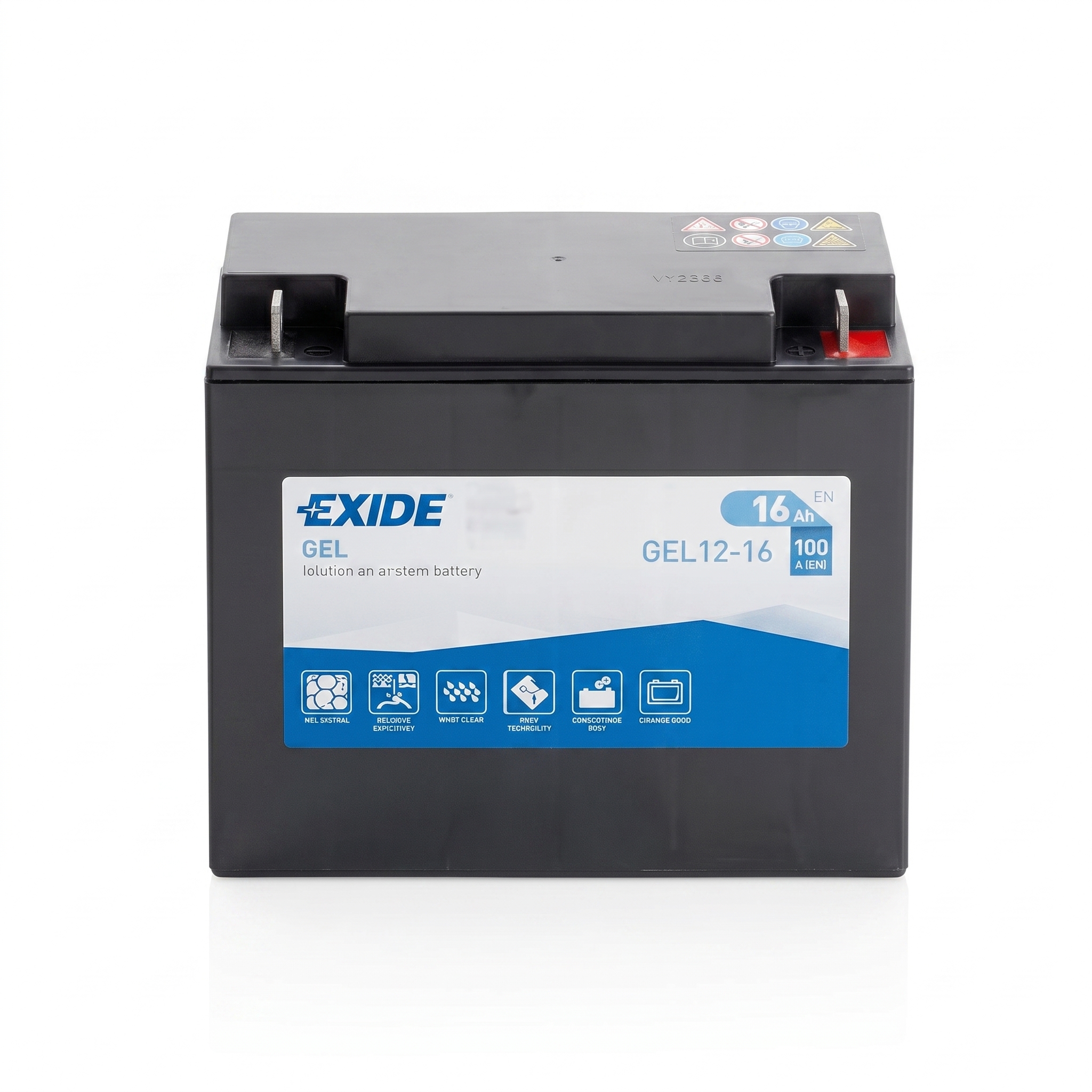 Batterie Moto EXIDE GEL 16Ah 100A 12V | Maison de Batterie Maroc